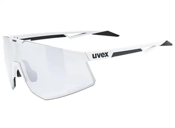 Uvex Pace Perform Variomatic okulary White Matt/LTM. Silver