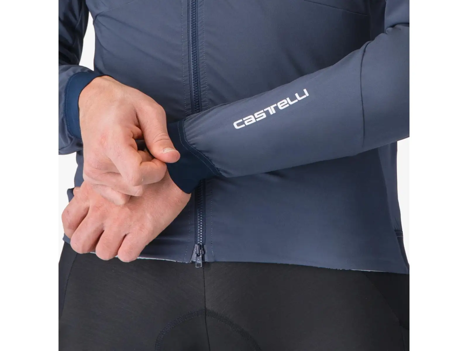 Castelli Fly Unltd Jacket męska kurtka Dark Steel Blue