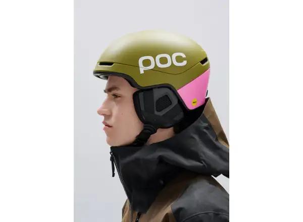 POC Obex Contour kask narciarski Olivine Green Matt/Thulite Pink Matt