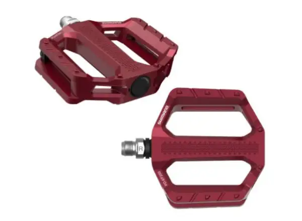 Shimano PD-EF202 Flat platformowe pedały czerwona