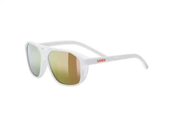 Uvex dziecięce okulary sportowe Cosmic White Matt/Mir. Red