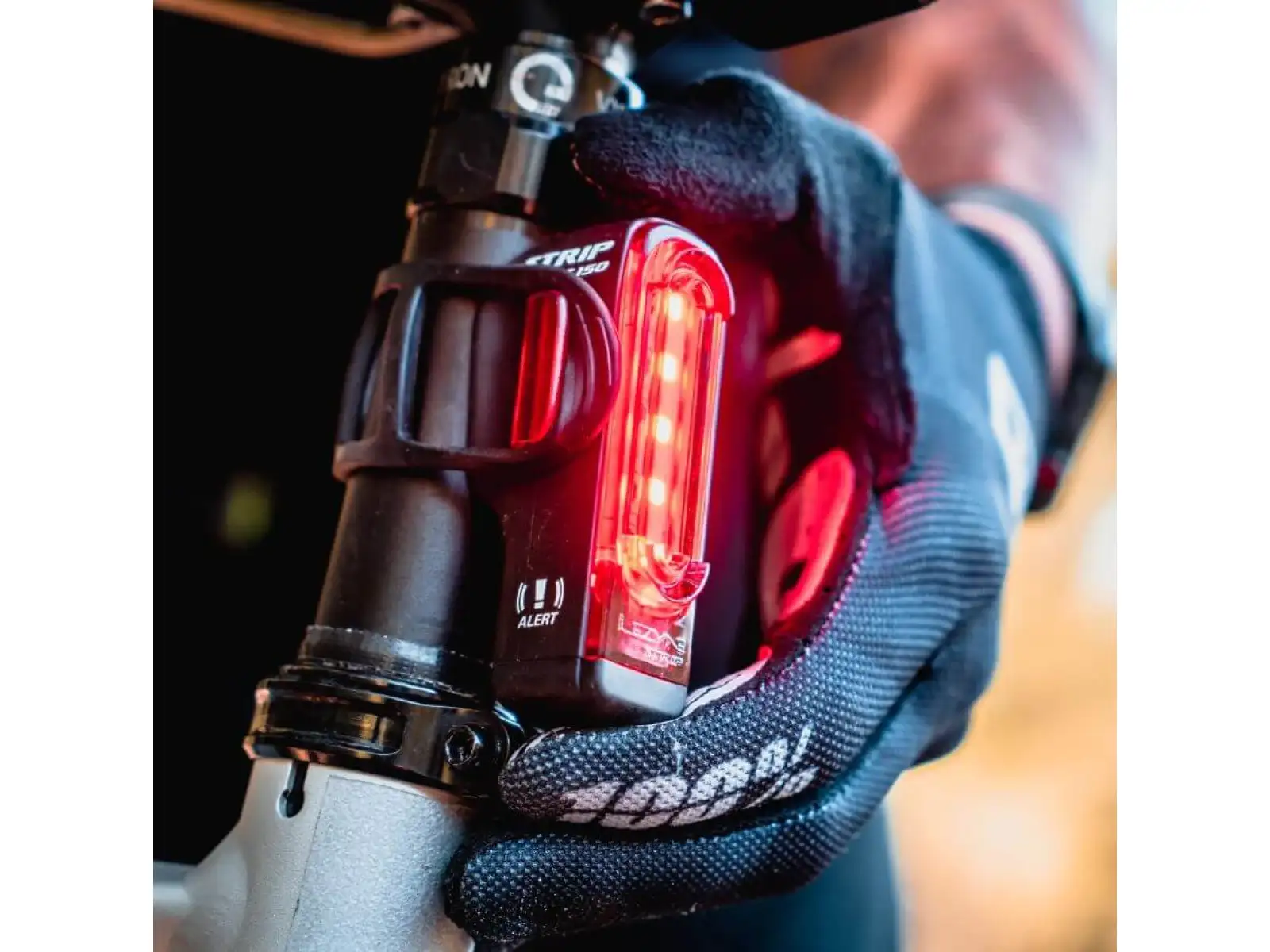 Lezyne Strip Alert Drive tylne światło black