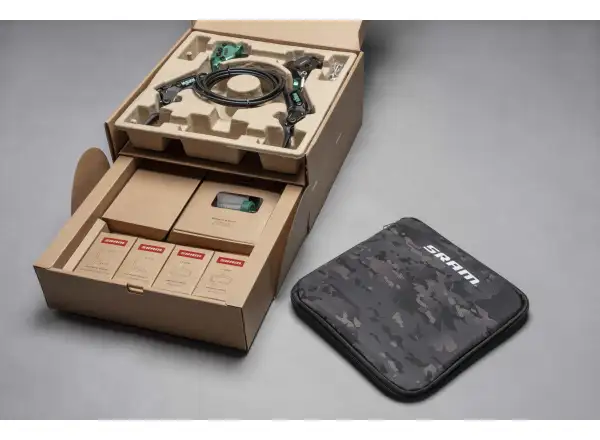 Sram Maven Ultimate Stealth Teal Splatter Expert Kit zestaw hamulców tarczowych