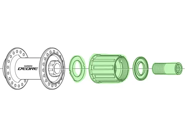 Shimano bębenek do piast Deore FH-M590