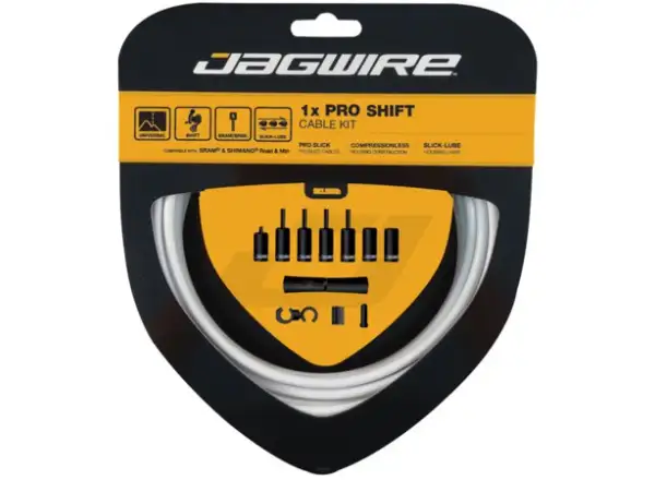 Jagwire PCK553 1x Pro Shift Kit, biała
