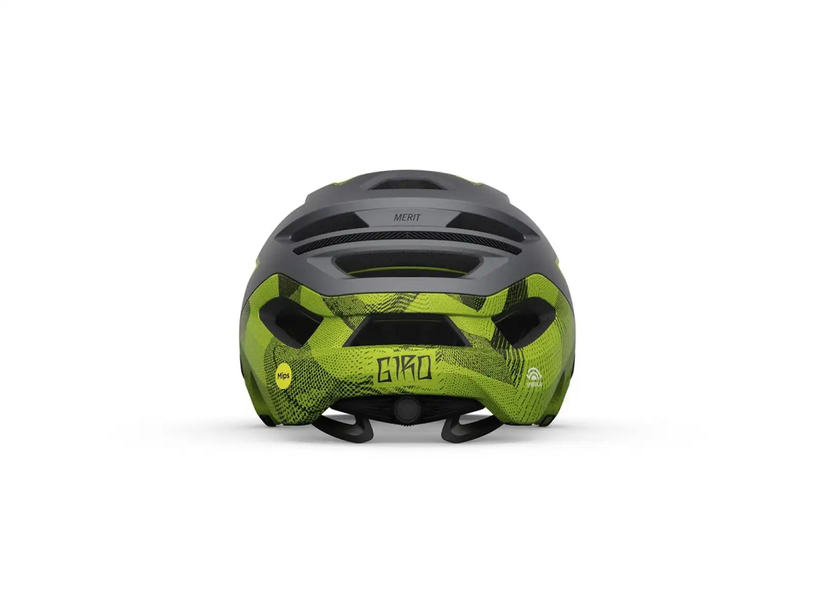 Giro Merit Spherical kask Mat Metalic Black/Lime