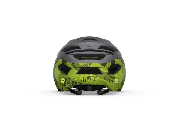 Giro Merit Spherical kask Mat Metalic Black/Lime