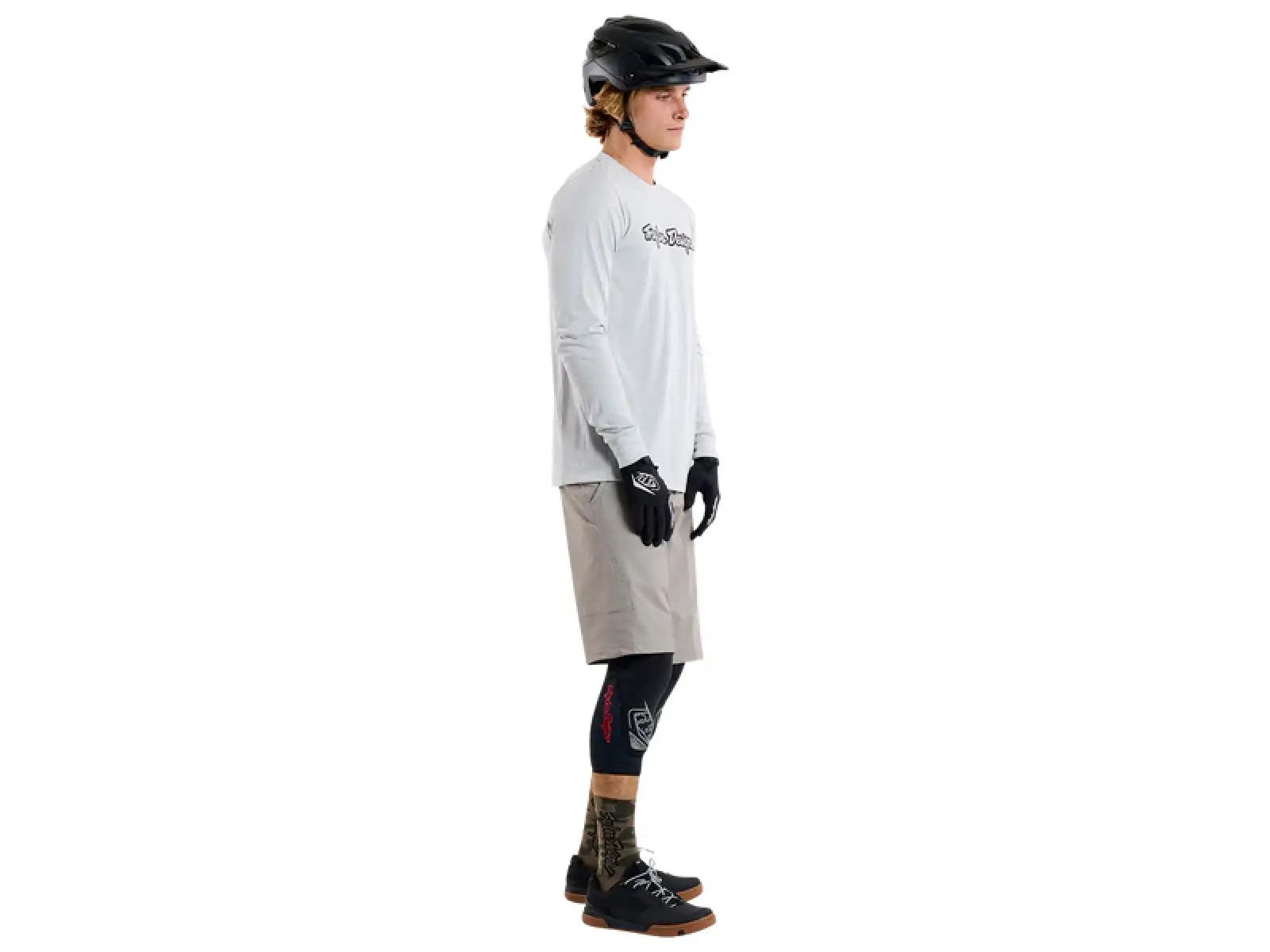 Troy Lee Designs Skyline Ride Tee Signature męska koszulka z długim rękawem Mist