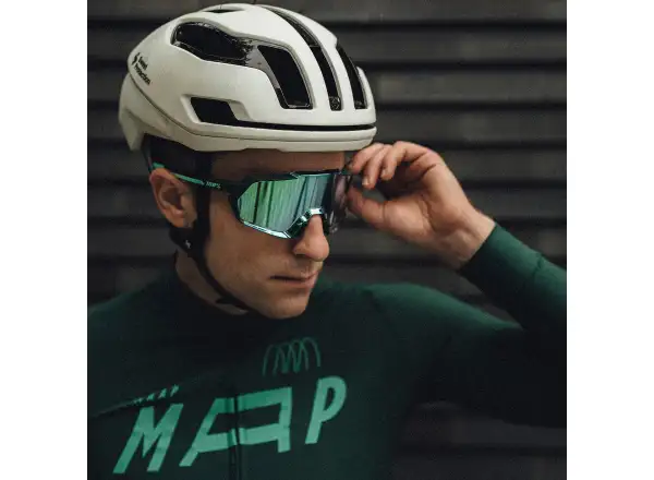 100% Korbin okulary sportowe Matte Juniper/HiPER Mint Mirror Lens