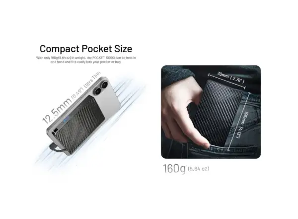 Nitecore wydajny Powerbank POCKET 10000