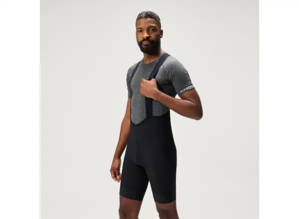 Endura Loop męskie spodenki z wkładką i szelkami Black