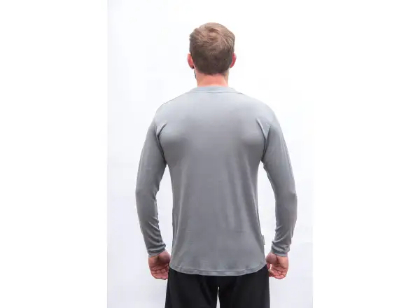 Sensor Merino Active Van Life męska koszulka dl.rękaw szara