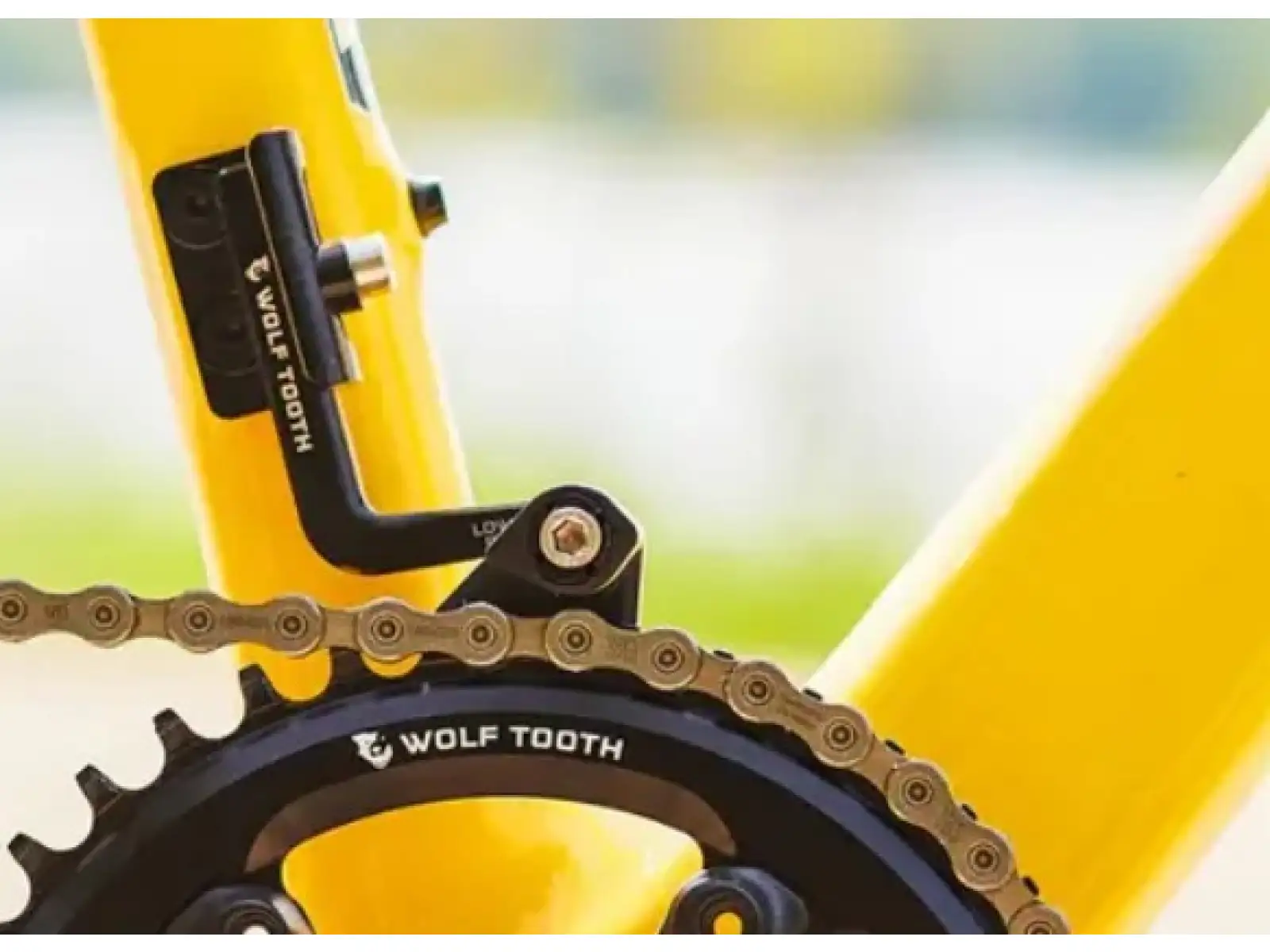 Wolf Tooth Lonewolf Aero Chainguide Braze-On Medium Mount prowadnica łańcucha gravel
