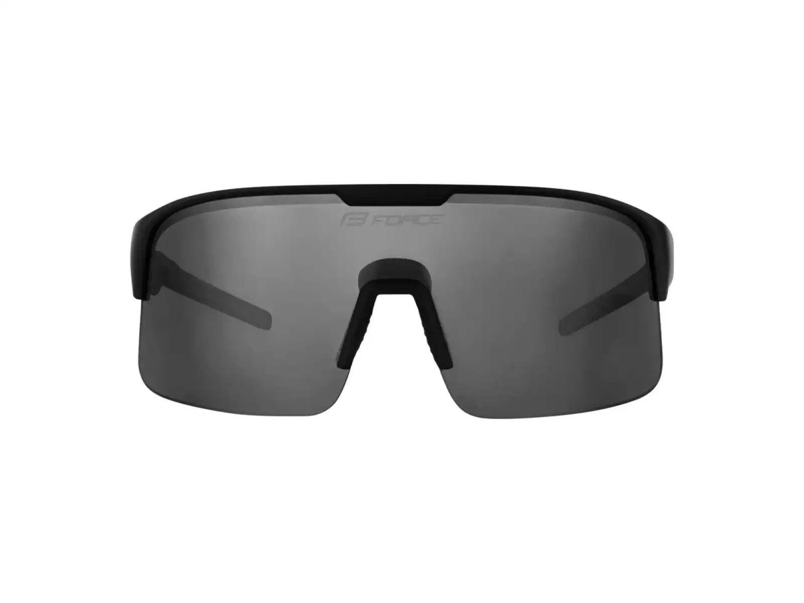 Force Spire okulary rowerowe czarne/czarne lustrzana soczewka