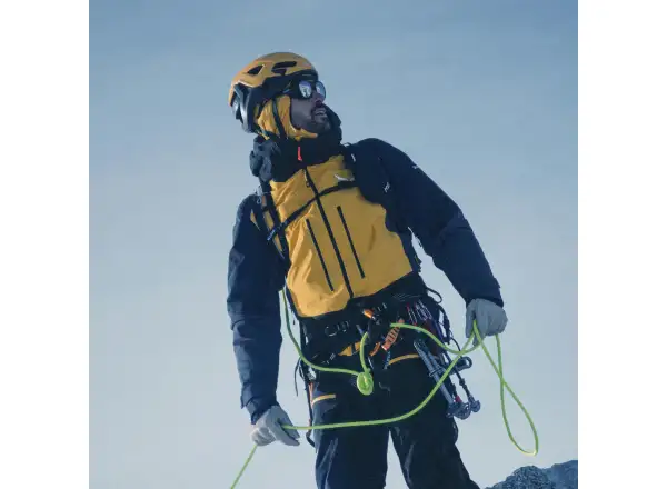 Salewa Ortles Fleece Pro Hooded męska polarowa bluza z kapturem Gold