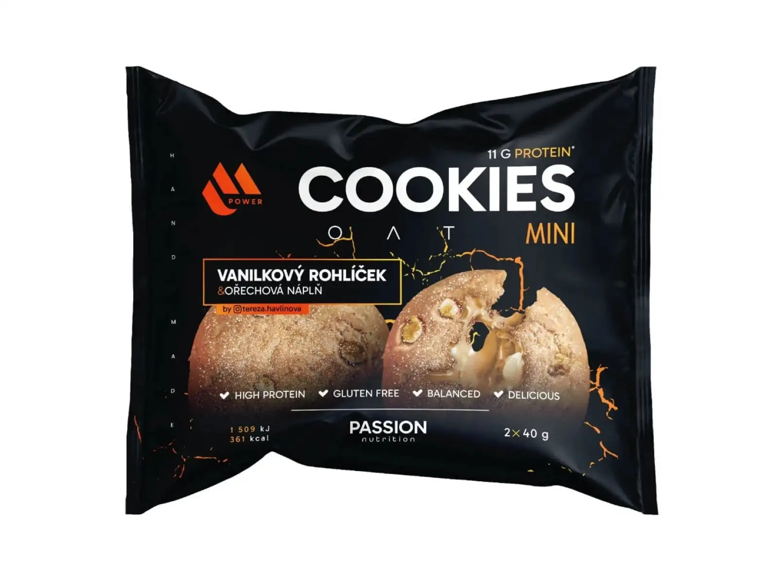 Passion Cookies Czekoladowa Śpiączka Mini 2x40g