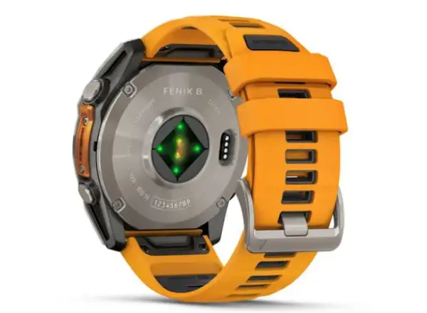 Garmin fenix 8 - 51 mm AMOLED Sapphire smartwatche Titanium Orange/Graphite