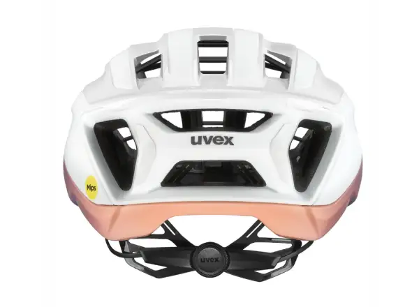 Uvex Surge Aero MIPS kask rowerowy szosowy White/Lila Apricot Matt