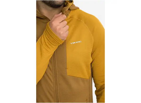 Viking Birger męska bluza Brown/Yellow
