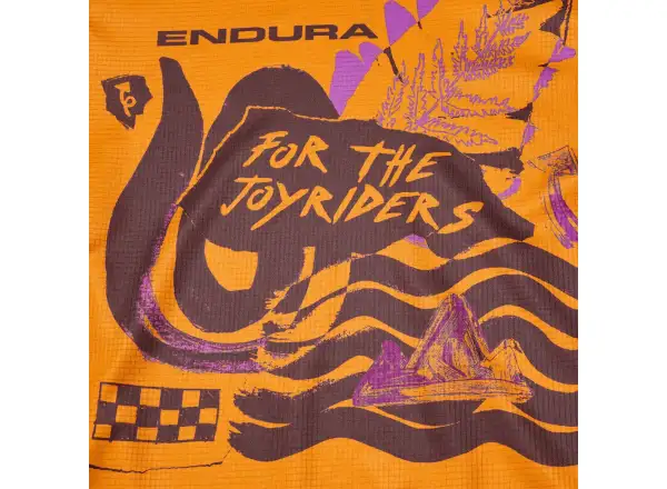 Endura SingleTrack Core dziecięca koszulka z krótkim rękawem Orange