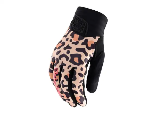 Troy Lee Designs Luxe Leopard damskie rękawice bronze