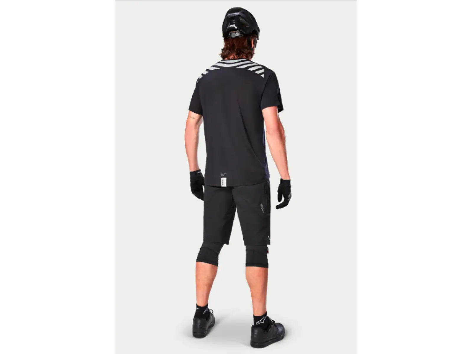 Alpinestars A-Dura Dri Oscar męska koszulka krótki rękaw Black Reflective
