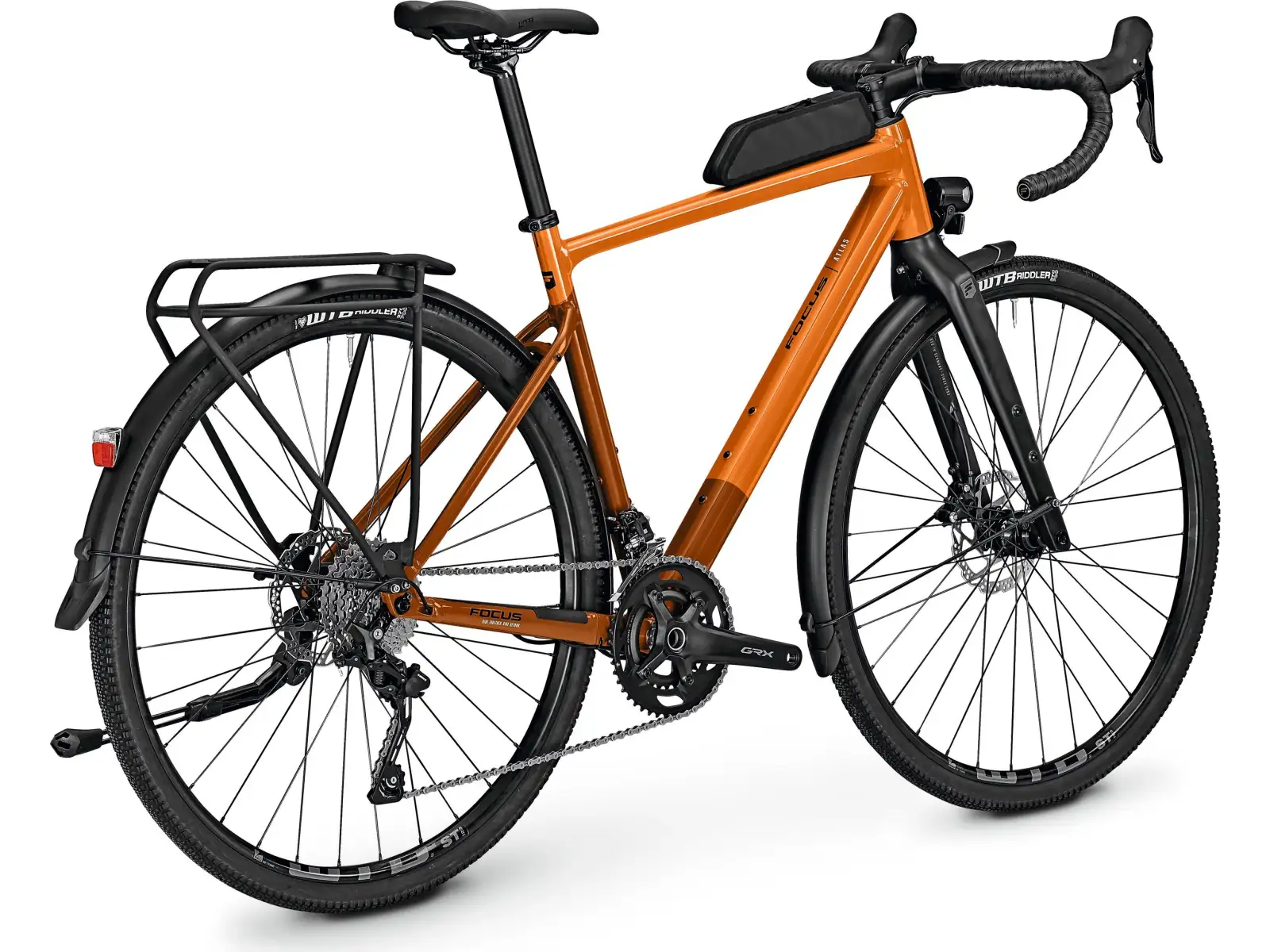 Focus Atlas 6.7 EQP DI gravel rower Rustorange Glossy/Rustbrown Glossy