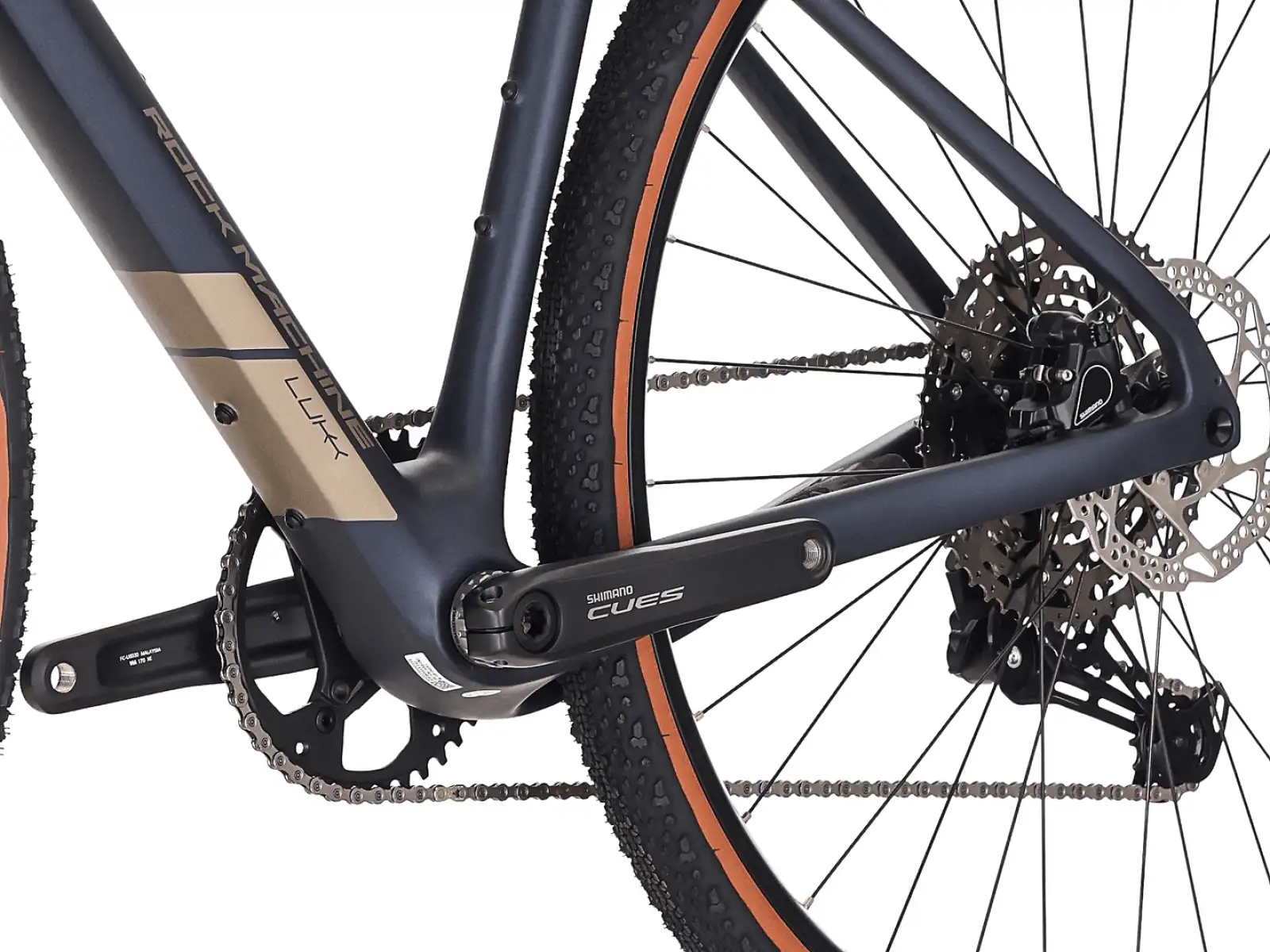 Rock Machine Lukk Cr 30 gravel rower Matte Deep Ocean Blue