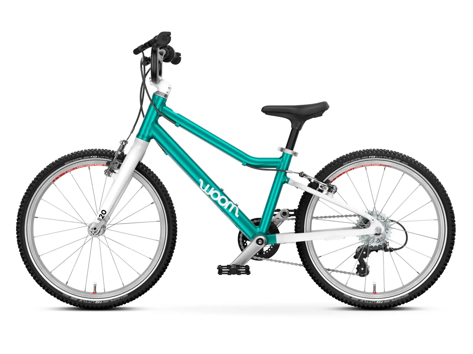 Woom GO 4 rower dziecięcy 20" Metallic Turquoise