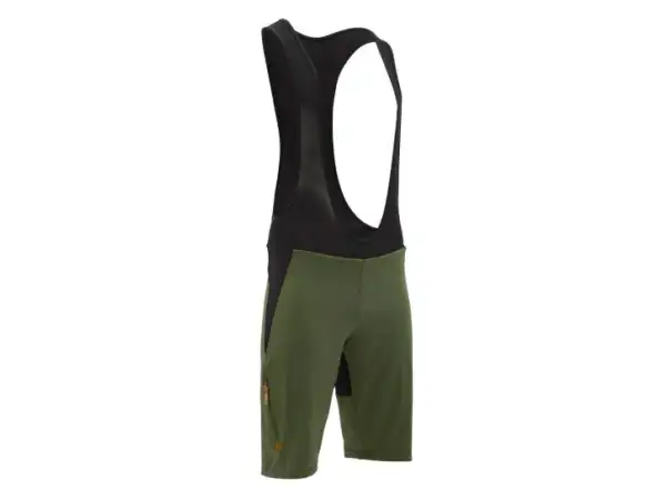Silvini Barrea męskie szorty z wkładką i szelkami Olive/Black