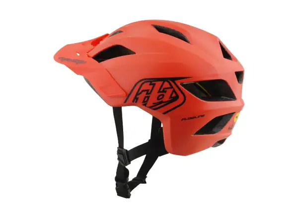 Troy Lee Designs Flowline Mips kask dziecięcy Point Coral/Charcoal