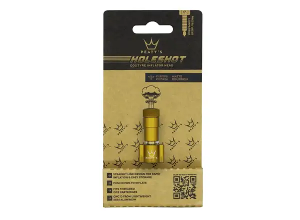 Peatys Holeshot CO2 głowica pompki Bourbon
