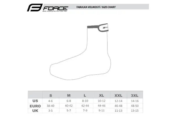 Force Hot Extreme ochraniacze na buty czarne