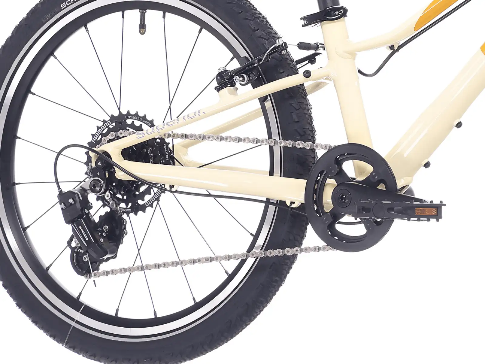 Superior F.L.Y. 20 VB rower dziecięcy Gloss Yellow