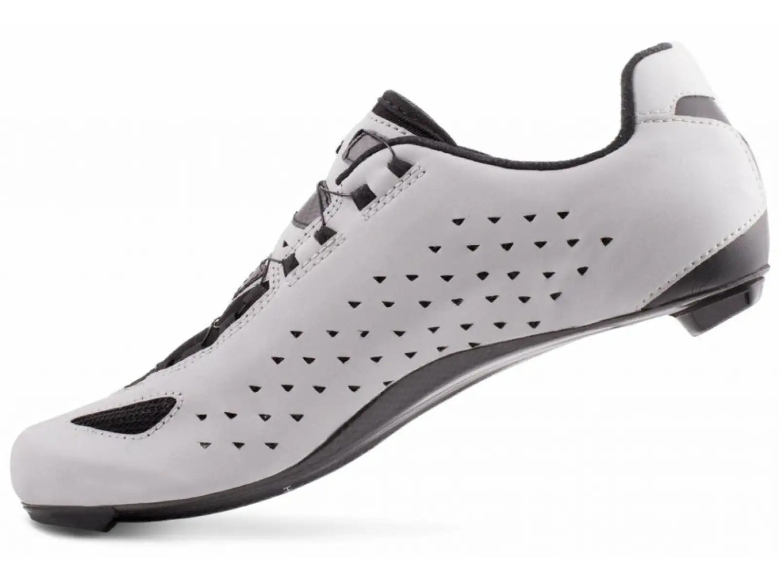 Lake CX219 Carbon szosowe męskie buty odblaskowe srebrny/czarny