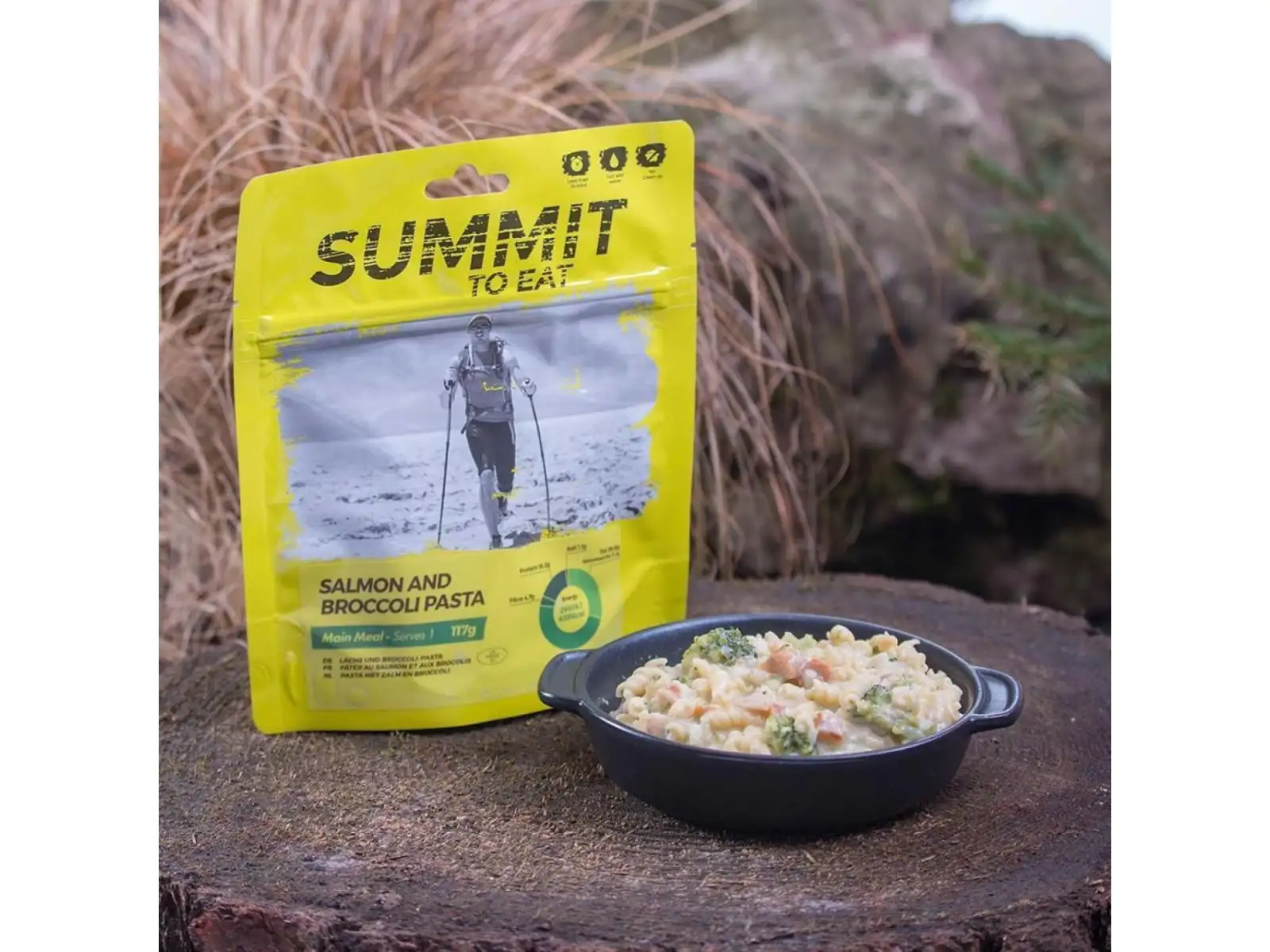Summit To Eat liofilizowane jedzenie Łosoś z makaronem i brokułami 117 g