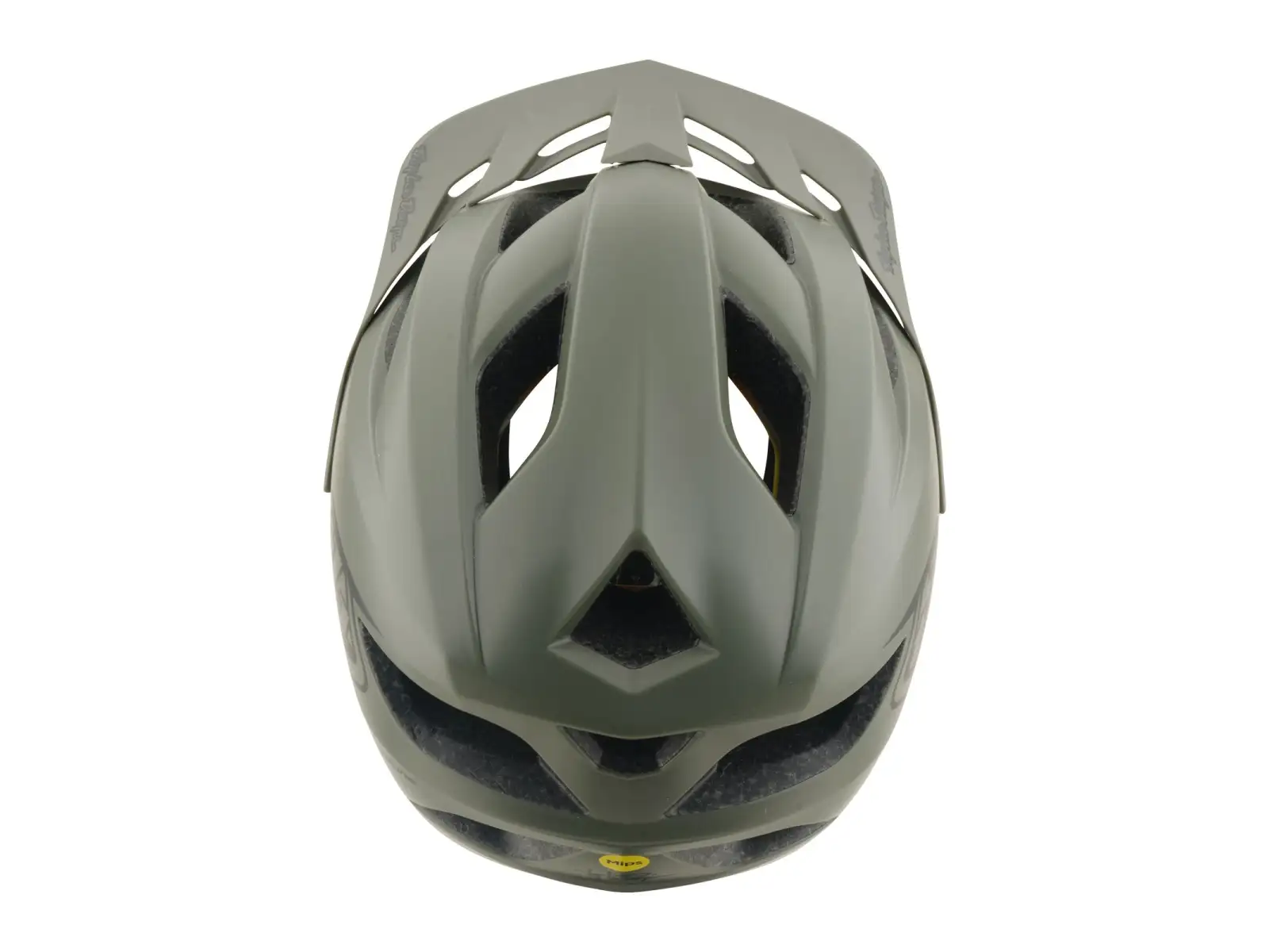 Troy Lee Designs Youth Flowline MIPS kask dziecięcy Point Army/Phantom