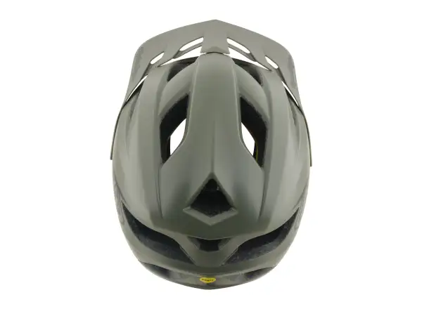 Troy Lee Designs Youth Flowline MIPS kask dziecięcy Point Army/Phantom