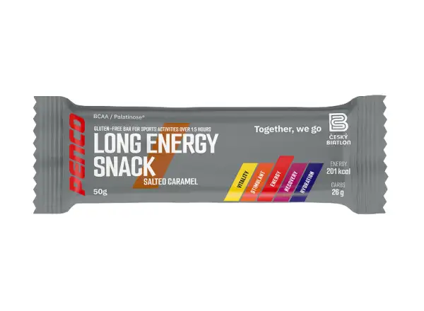 Penco Long Energy snack 50g słony karmel