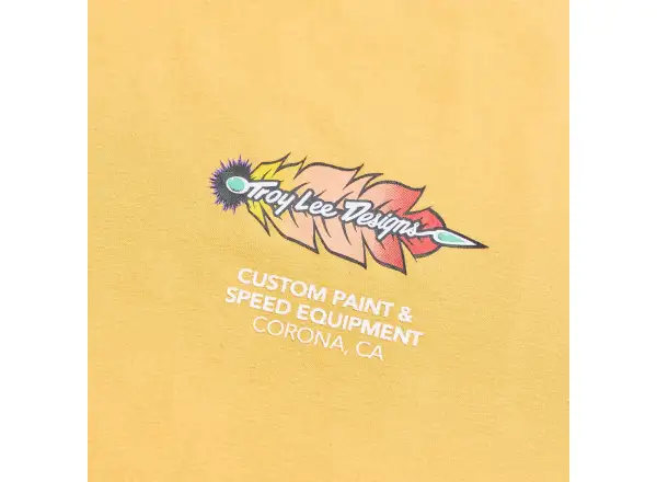 Troy Lee Designs Feather męski T-shirt krótki rękaw Bleached melon