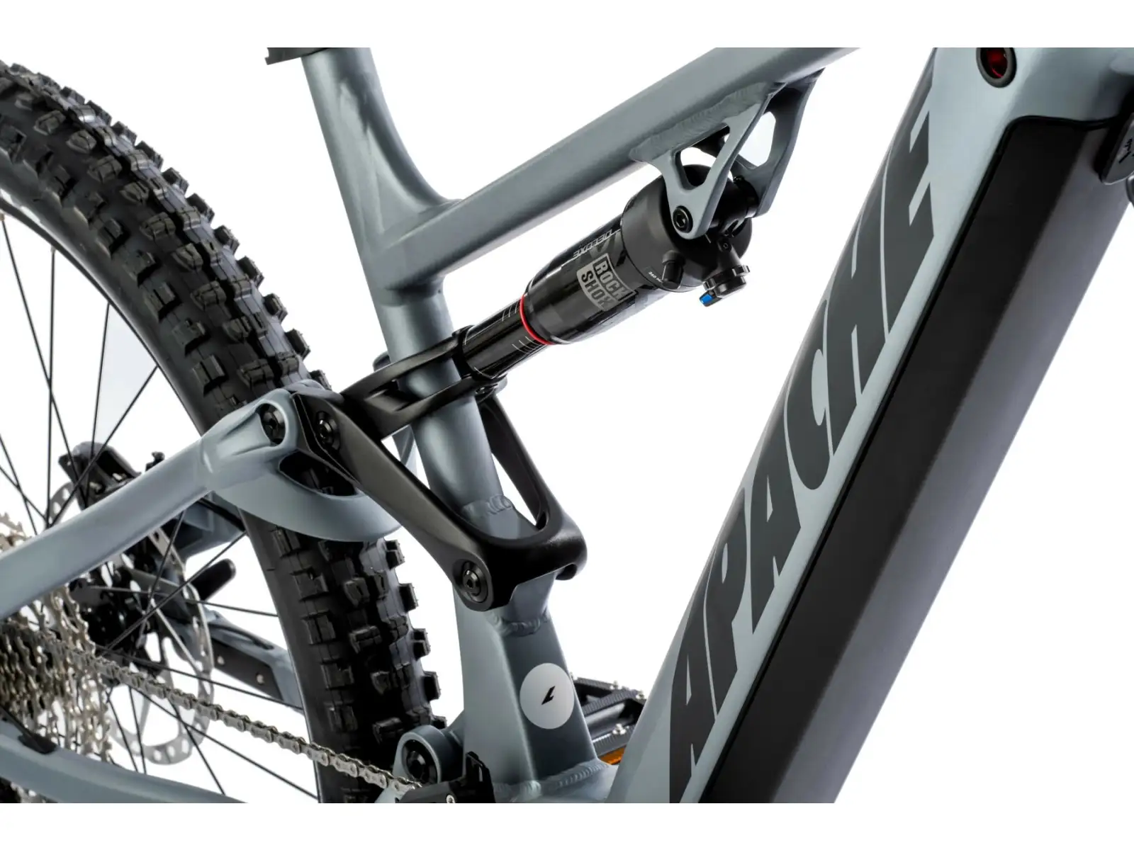 Apache Quruk 1 Bosch 1000 Wh rower elektryczny z pełnym zawieszeniem ciemnoszara