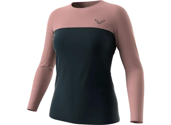 Dynafit Traverse S-Tech damska koszulka z długim rękawem Blueberry/Mokarosa