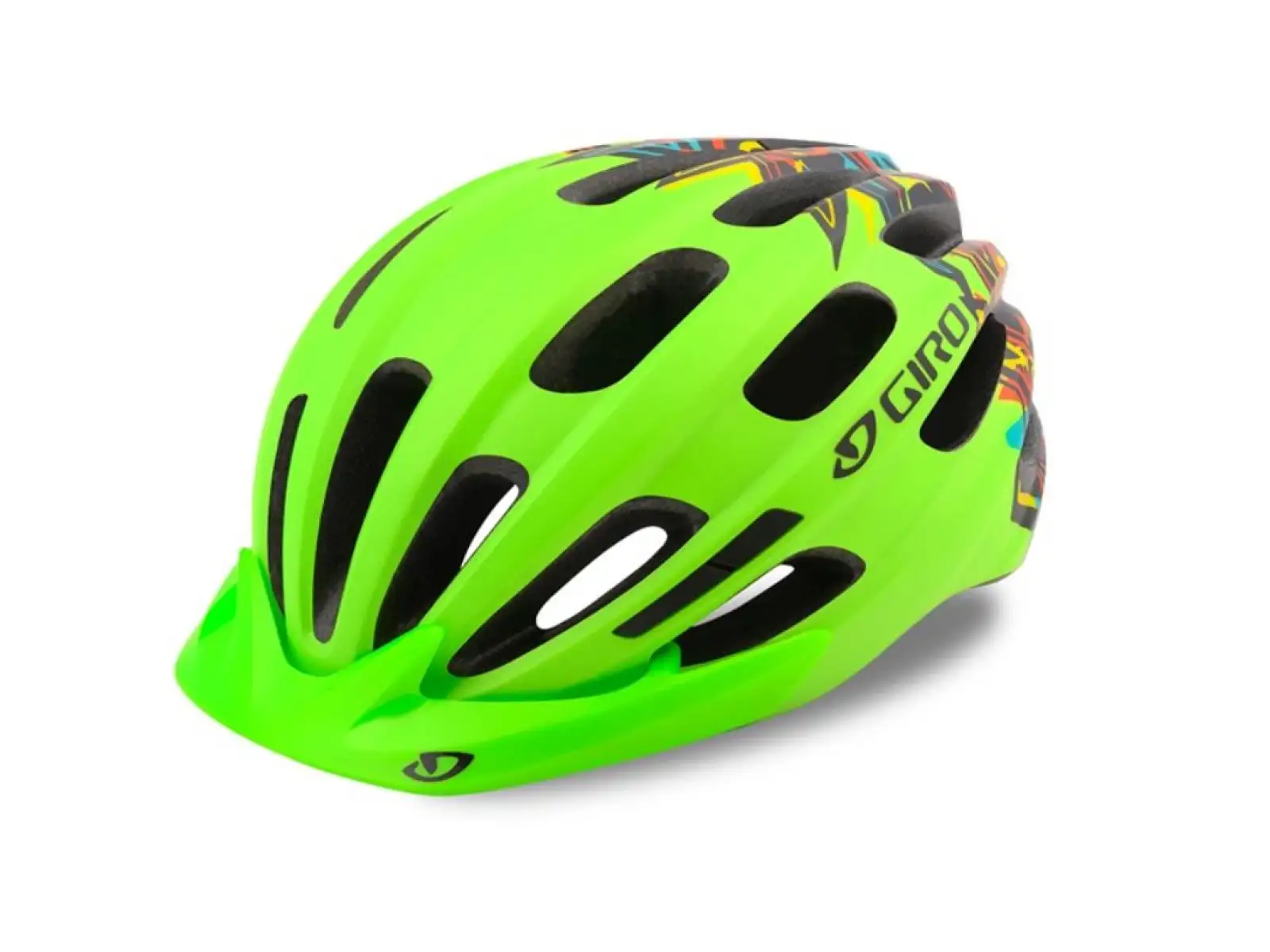 Giro Hale kask dziecięcy mat lime rozm. Uni (50-57cm)