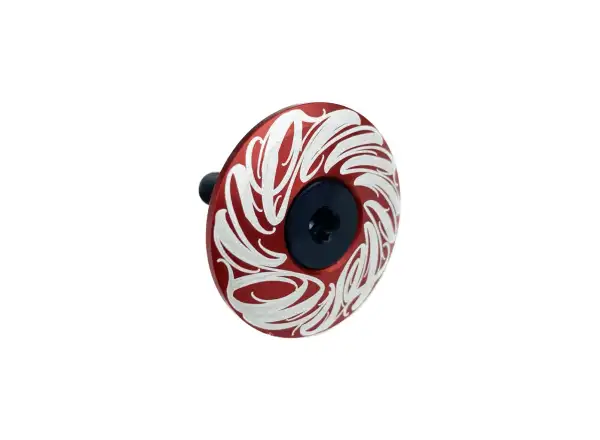 Shaman Racing pokrywka zestawu sterowego 1 1/8" Oremnts czerwona