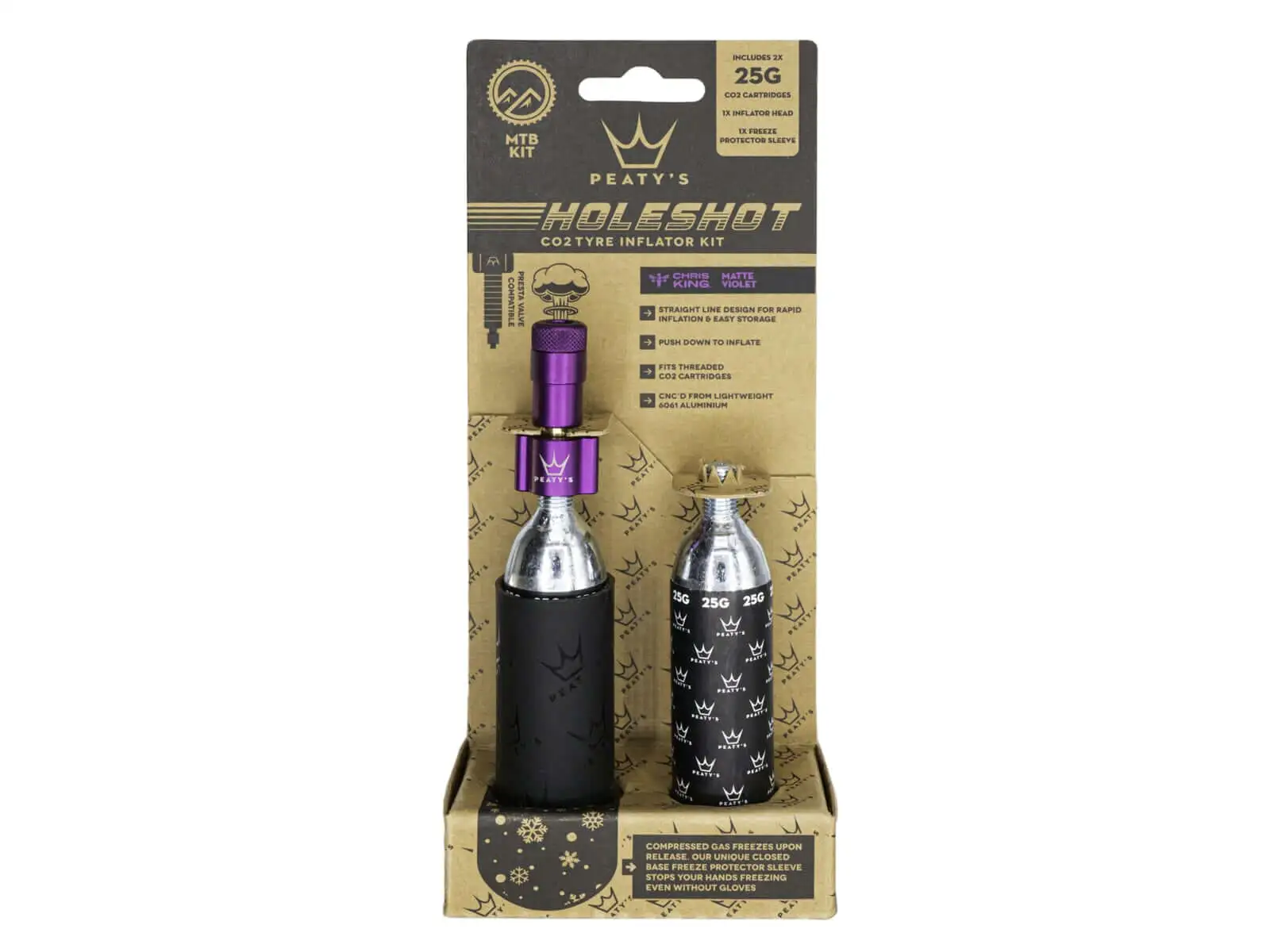 Peatys Holeshot CO2 zestaw 25 g Violet