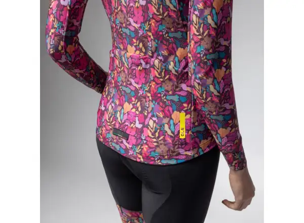Alé Pragma Flowery damski ocieplany dres długi rękaw Pink