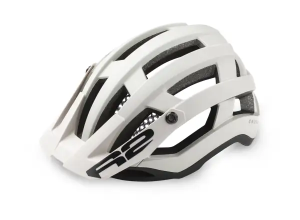 R2 Cross kask rowerowy piaskowo żółta