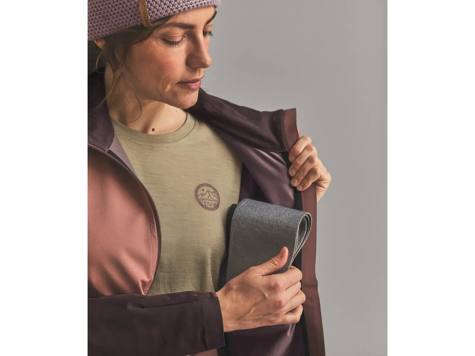 Ortovox Ortler Softshell Plus Jacket damska kurtka softshellowa Chestnut