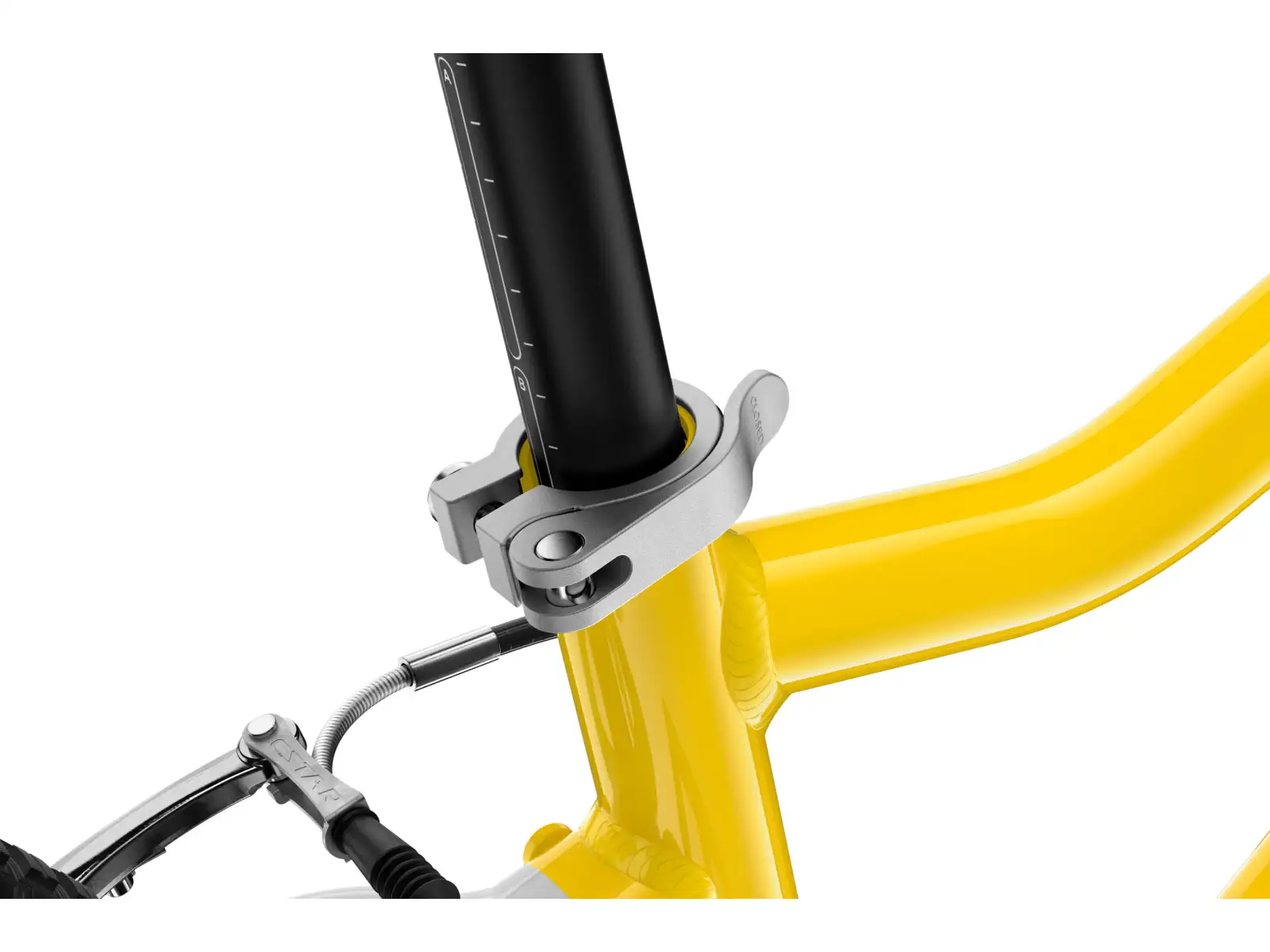 Woom GO 3 Automagic rower dziecięcy 16" Vibrant Yellow