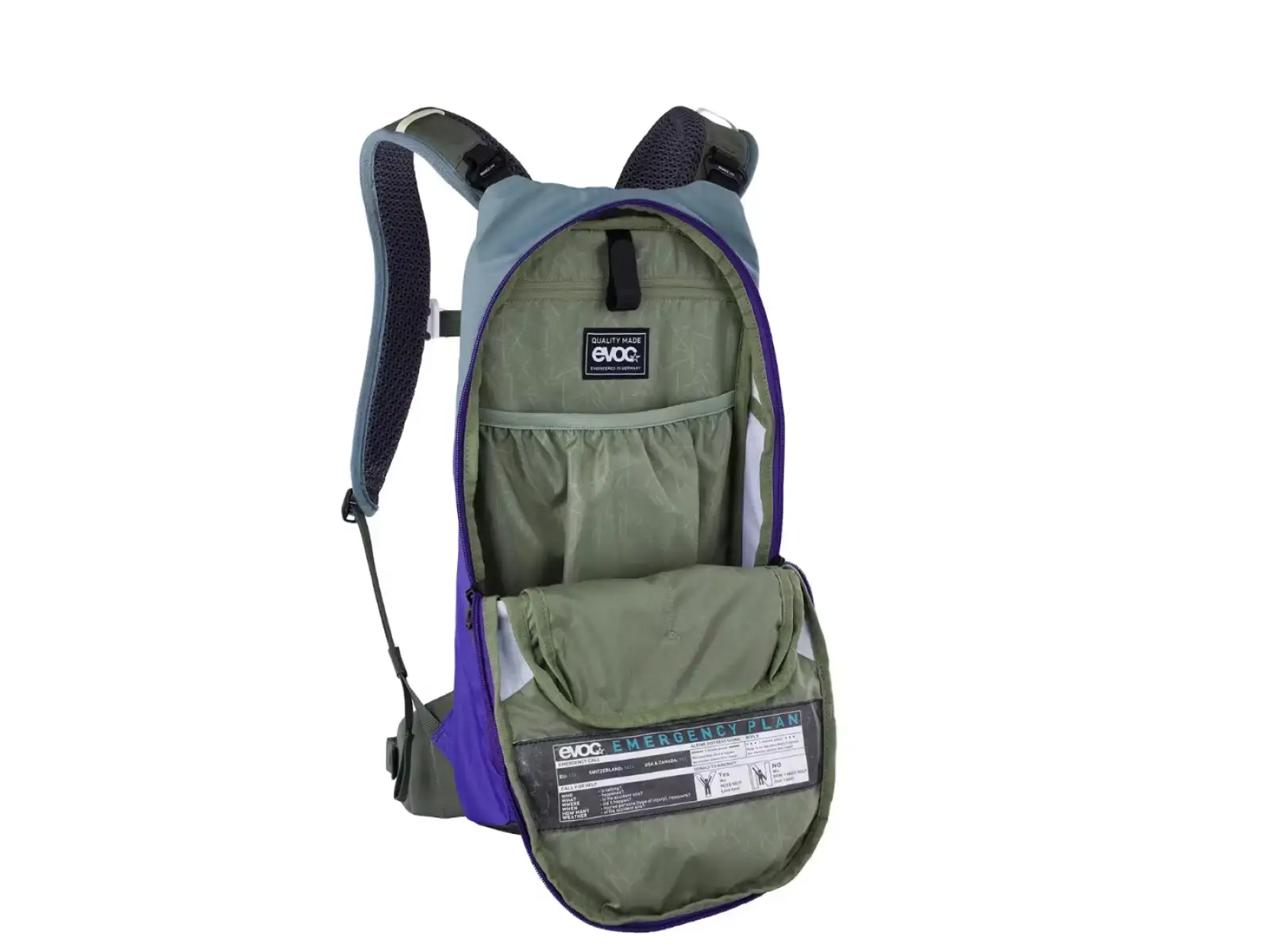 Evoc Stage 6 l plecak Steel/Violet/Dark Olive